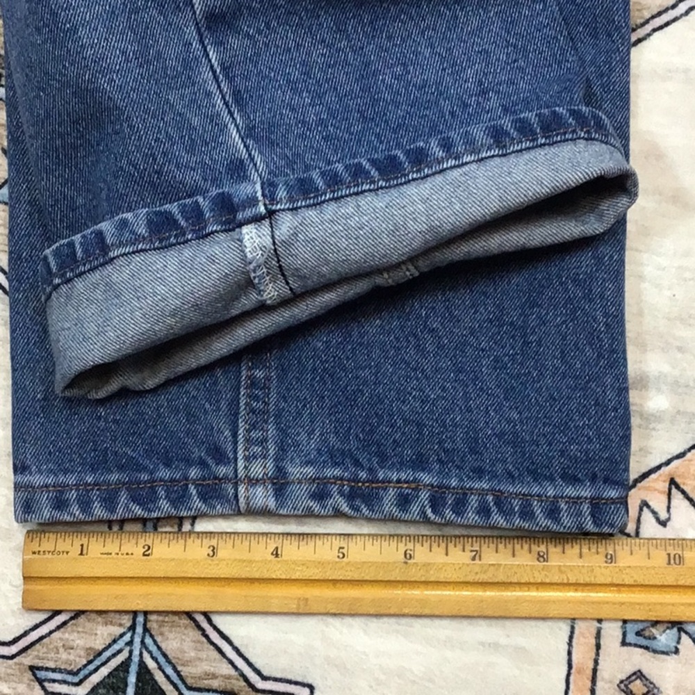 🚀 Urban Pipeline Relaxed Fit Cotton Zip Front 5 Pocket Denim 40 X 30 Blue Jeans - Picture 9 of 10